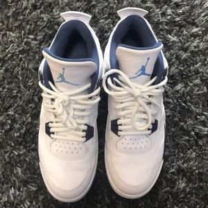 Jordan retro 4 white and blue.